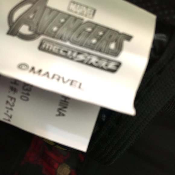 MARVEL Avengers Mech Strike Backpack Book Bag Back to School NWT - Picture 12 of 14